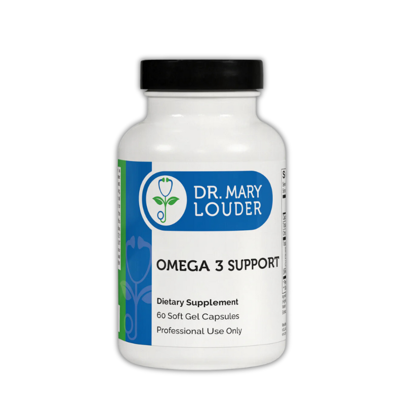 Omega 3 Support Front Of Bottle