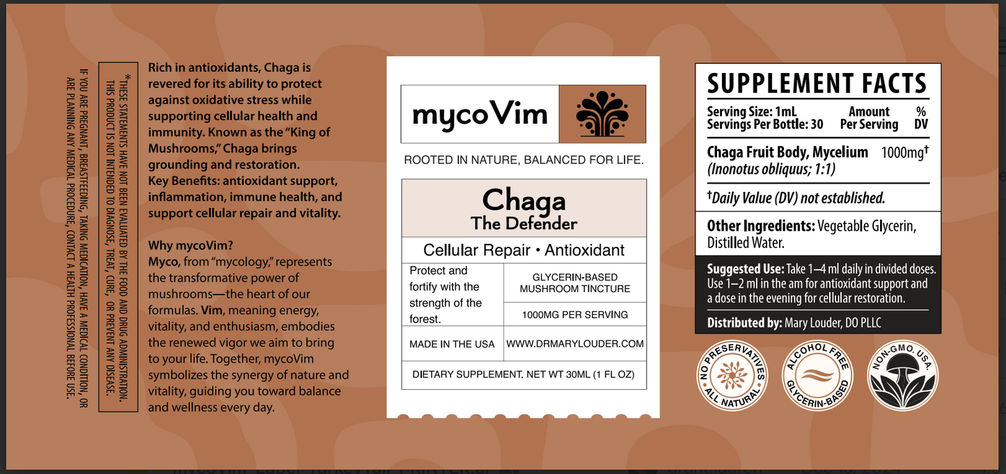 mycoVim Chaga - The Defender