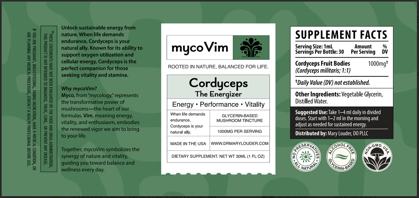 mycoVim Cordyceps - The Energizer