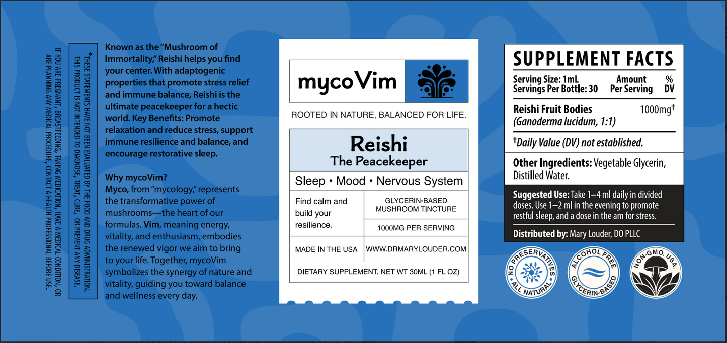 mycoVim Reishi - The Peacekeeper